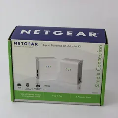 NETGEAR XEB1004 4-Port Powerline 85 Adapter Kit 85 Mbps