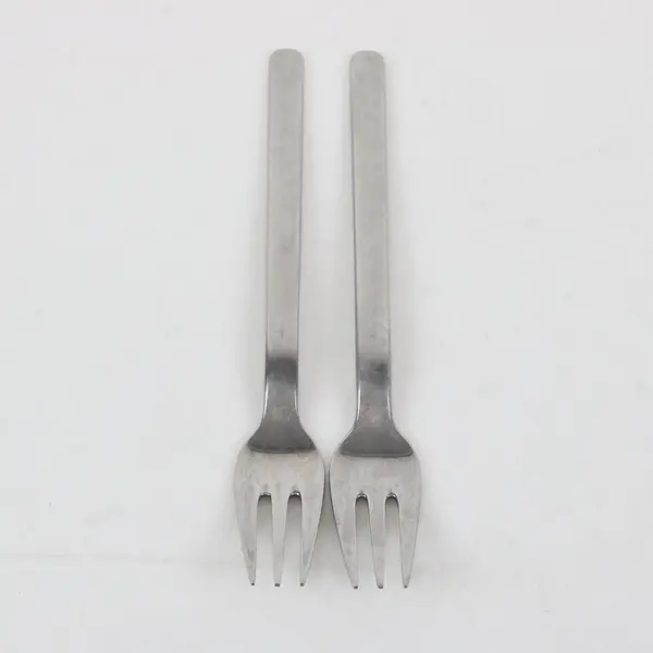 Lot of 2 WMF Cromargan Stainless Steel 3-Prong Cocktail Forks