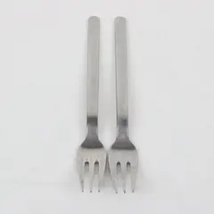 Lot of 2 WMF Cromargan Stainless Steel 3-Prong Cocktail Forks
