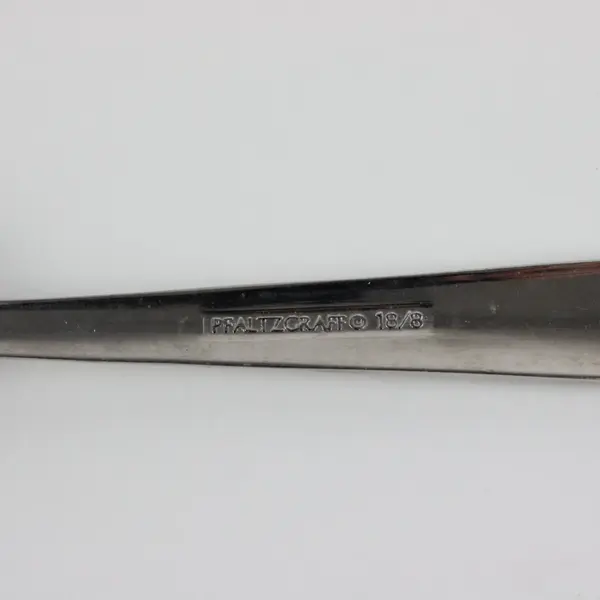 Set of 2 Pfaltzgraff Hibiscus Stainless Flatware (Butter Spreader + Sugar Spoon)