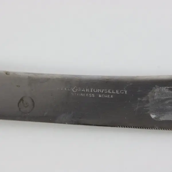 Lot of 2 Reed & Barton Olde Lexington Stainless Dining Pistol Knives 9 3/4"