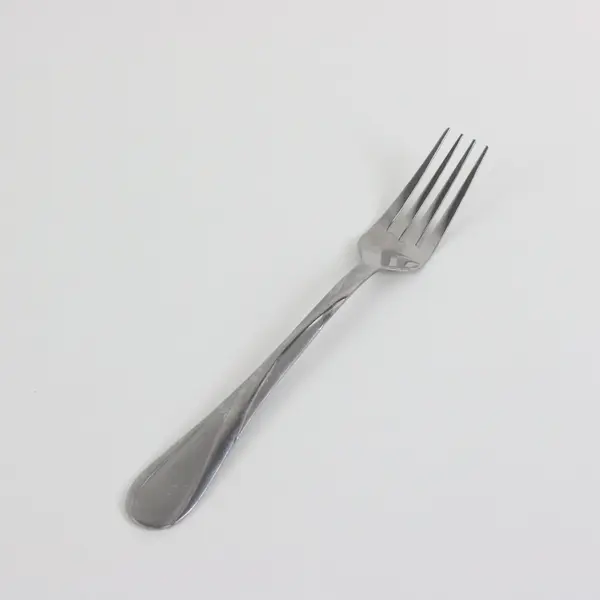 Lot of 2 Cambridge Swirl Sand Dinner Forks Satin & Glossy Finish 7 5/8" 