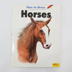 Vintage How to Draw Horses by Carrie A Snyder 1985 Paperback 