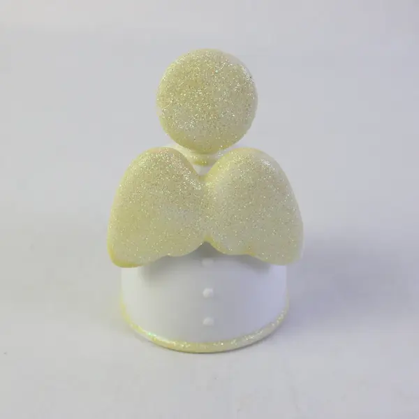 Enesco 2002 Forever Wedding Angel Bell Porcelain As Is