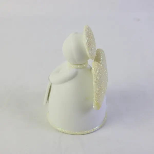 Enesco 2002 Forever Wedding Angel Bell Porcelain As Is