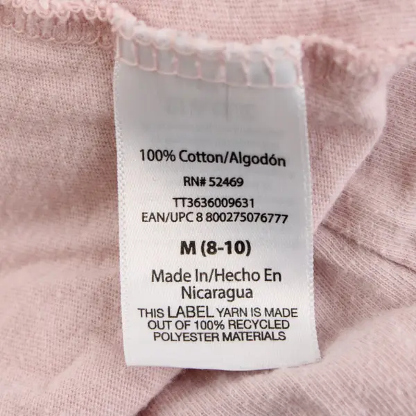 Time And Tru Pale Pink Long-Sleeved T-Shirt Women's Medium 8-10