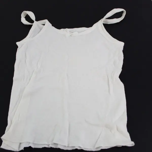Carter's White Cotton Tank Top Girls' Size 10 Yrs