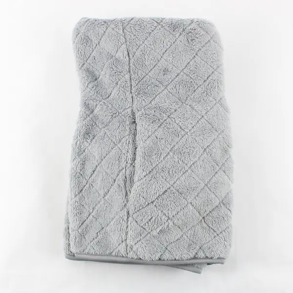 Time and Tru Women's Fuzzy Gray Zip-Up Vest Size M 8-10