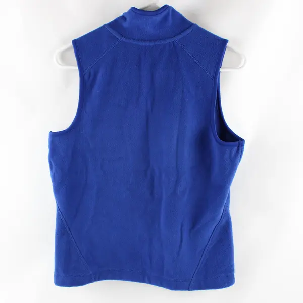 Old Navy Cobalt Blue Fleece Zip-Up Vest Women's Small