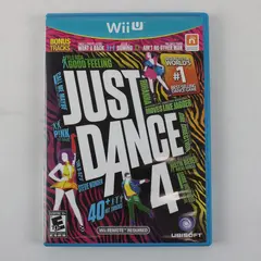 Just Dance 4 Nintendo Wii U Ubisoft 2012 w/ Manual Untested