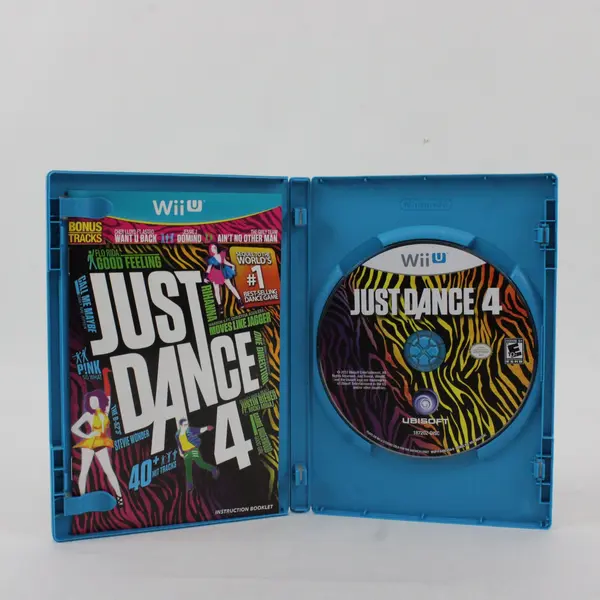 Just Dance 4 Nintendo Wii U Ubisoft 2012 w/ Manual Untested