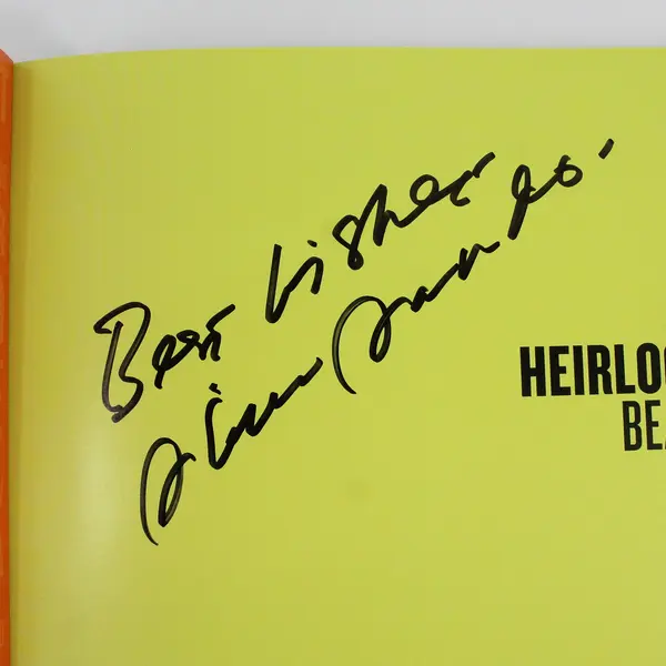 Heirloom Beans by Steve Sando Vanessa Barrington Signed Copy 2008 Paperback Good