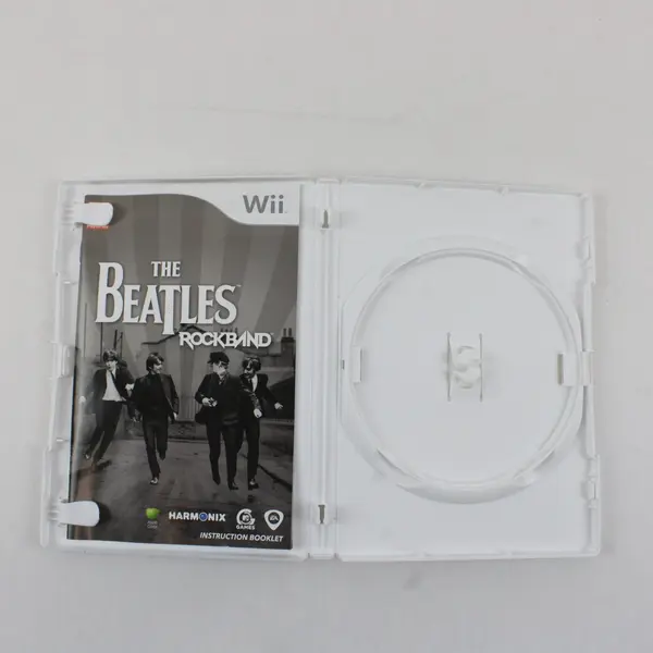 Nintendo Wii The Beatles Rockband Replacement Case and Manual NO DISC
