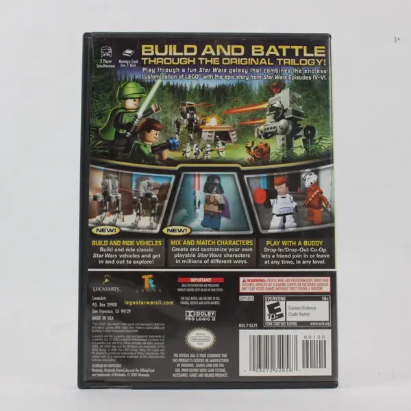 Lucasarts Nintendo Gamecube Lego Star Wars II 2006 CASE ONLY