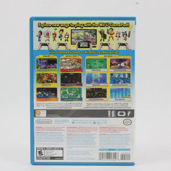 Nintendo Wii U Nintendo Land 2012 Manual and Case Only NO DISC