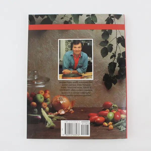 VTG 1991 Today's Gourmet Jacques Pepin Paperback Light & Healthy Cooking 1st Ed