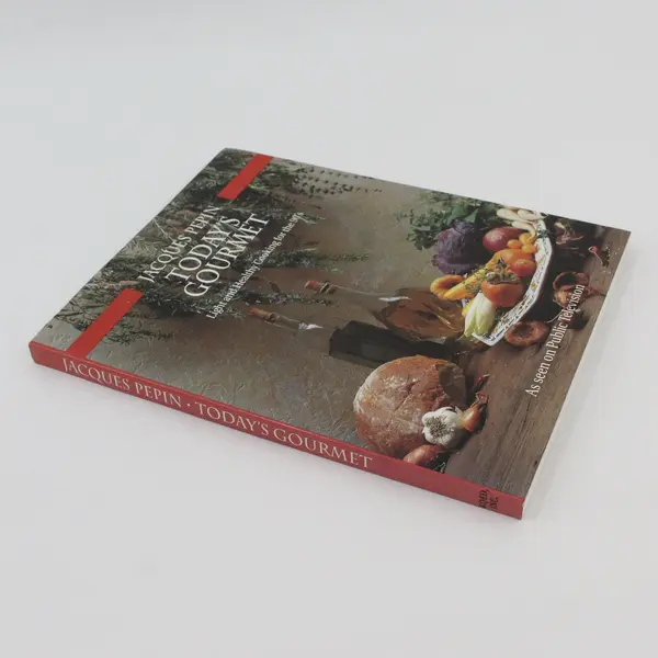VTG 1991 Today's Gourmet Jacques Pepin Paperback Light & Healthy Cooking 1st Ed