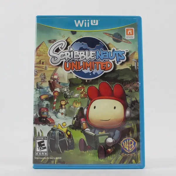 Nintendo Wii U Scribblenauts Unlimited Manual and Case Only NO DISC