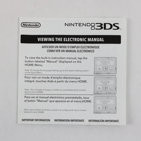 Nintendo 3DS Pokemon Omega Ruby 2014 CASE ONLY