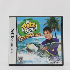 Nintendo DS Petz Rescue Ocean Patrol 2008 Ubisoft Manual and Case ONLY NO GAME