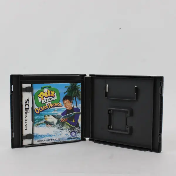Nintendo DS Petz Rescue Ocean Patrol 2008 Ubisoft Manual and Case ONLY NO GAME