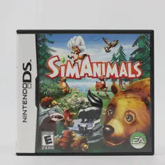 Nintendo DS SimAnimals Case and Inserts ONLY NO GAME