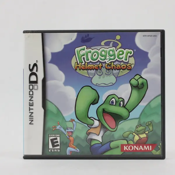 Nintendo DS Frogger Helmet Chaos 2005 Manual and Case ONLY NO GAME