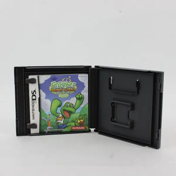 Nintendo DS Frogger Helmet Chaos 2005 Manual and Case ONLY NO GAME