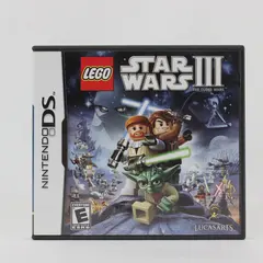 Nintendo DS Lego Star Wars III: The Clone Wars 2011 Manual and Case ONLY NO GAME