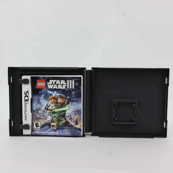 Nintendo DS Lego Star Wars III: The Clone Wars 2011 Manual and Case ONLY NO GAME