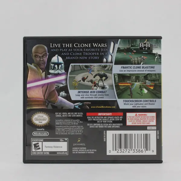 Nintendo DS Star Wars The Clone Wars: Republic Heroes CASE ONLY