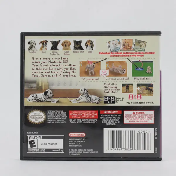 Nintendo DS Nintendogs Dalmatian & Friends 2006 CASE ONLY