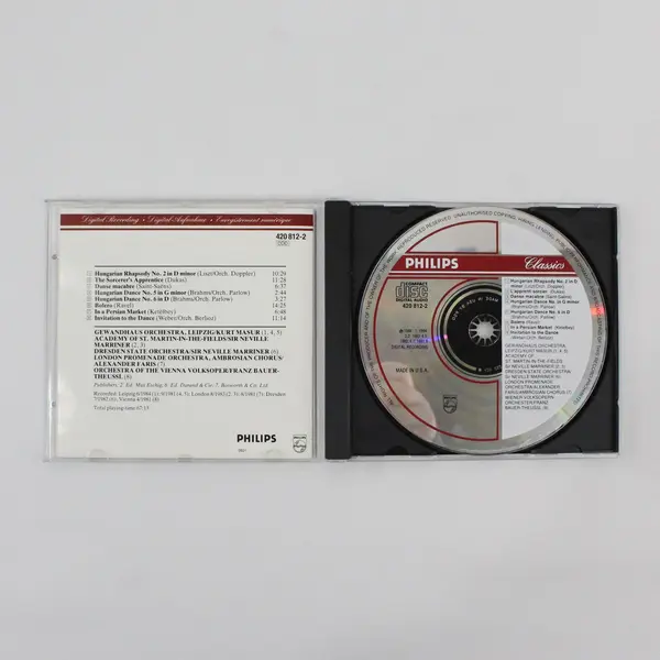 Ravel Bolero; Sorcerer's Apprentice Conducted by Sir Neville Marriner (CD)