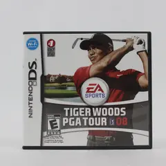 Nintendo DS Tiger Woods PGA Tour 08 Case Inserts Manual