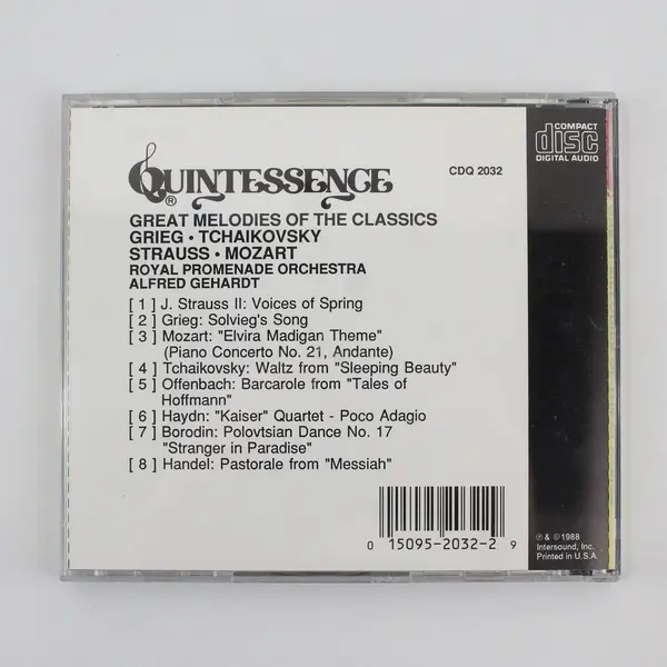 Great Melodies of the Classics CD Quintessence Royal Promenade Orchestra