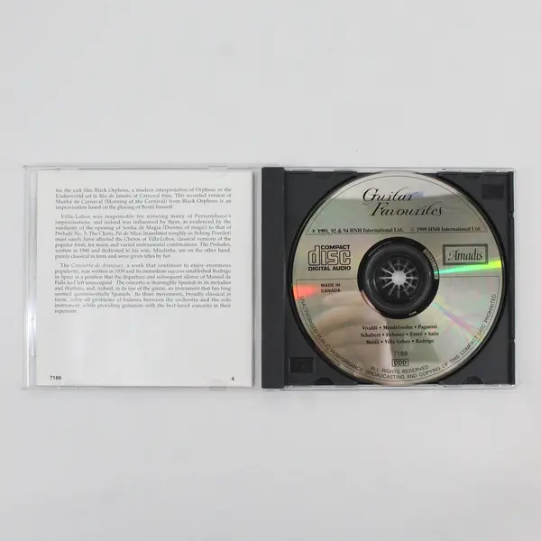 Gerald Garcia Guitar Favourites CD Amadis 7189