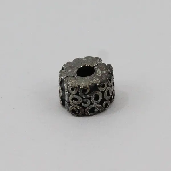 Pandora 925 Sterling Silver Serpentine Swirl Clip Charm
