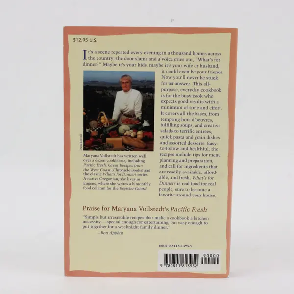 VTG What's for Dinner? Over 200 Delicious Recipes Maryana Volstedt 1997 PB