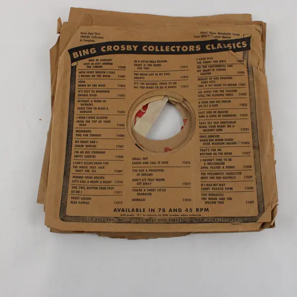 Lot of 19 10" Record Sleeves