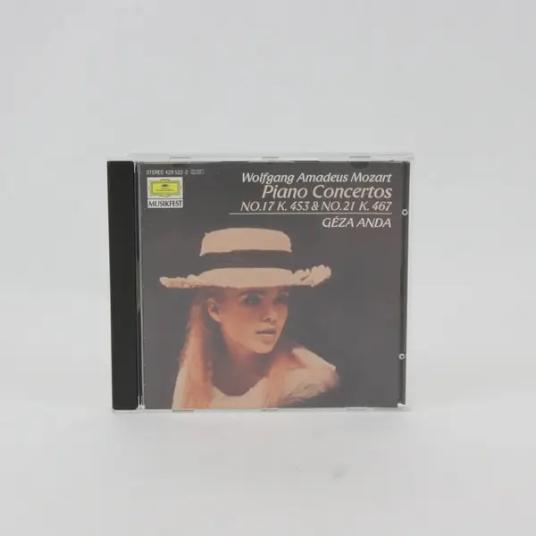 Wolfgang Amadeus Mozart Piano Concertos No. 17 K. 453/No. 21 K. 467 Geza Anda CD