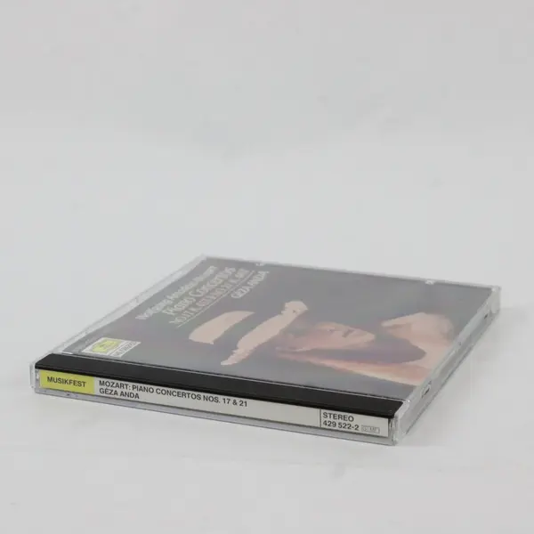 Wolfgang Amadeus Mozart Piano Concertos No. 17 K. 453/No. 21 K. 467 Geza Anda CD