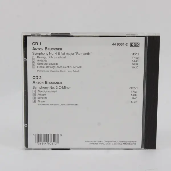 Anton Bruckner: Symphony No. 4 "Romantic" & Symphony No. 2 (2 CD SET)