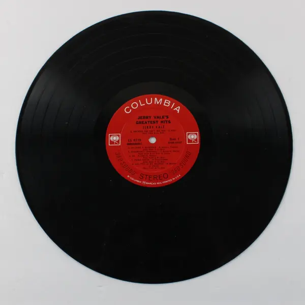 Jerry Vale's Greatest Hits 12" Vinyl Record