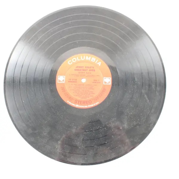 Jerry Vale's Greatest Hits 12" Vinyl Record