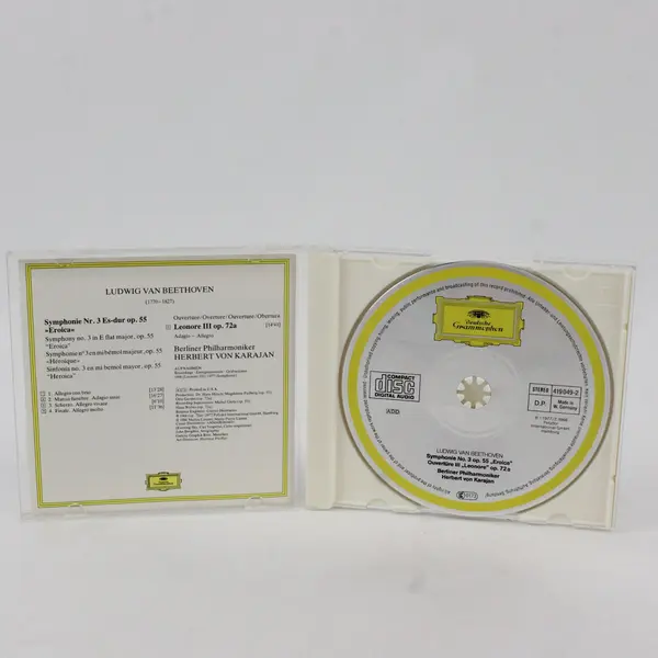 Beethoven Symphony No. 3 Eroica Berliner Philharmoniker Karajan CD