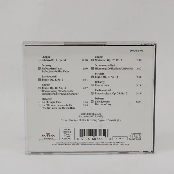 Van Cliburn - My Favorite Encores 1991 CD RCA Victor