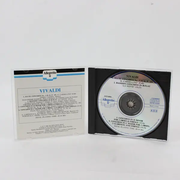 Jean-Pierre Rampal Allegretto II Vivaldi Flute Oboe Bassoon Concerti CD