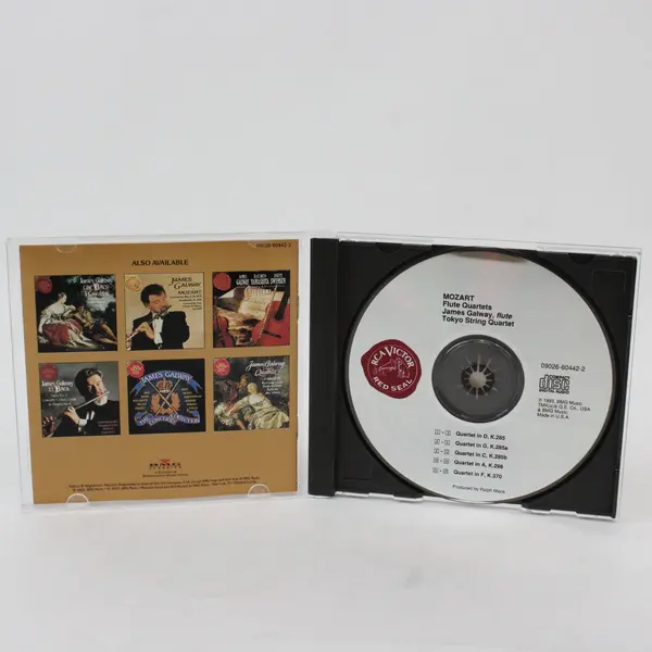 Mozart: Flute Quartets James Galway Tokyo String Quartet (CD, 1993)