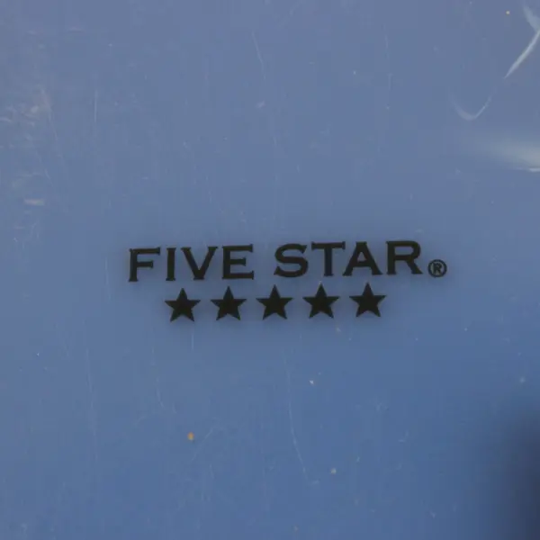 Lot of 3 Mead Five Star Zipper File Folders Red White Blue