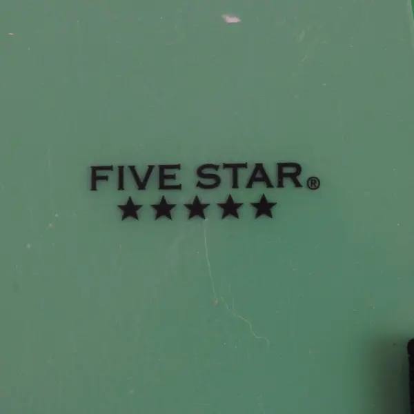 Lot of 2 Mead Five Star Zipper File Folders Green